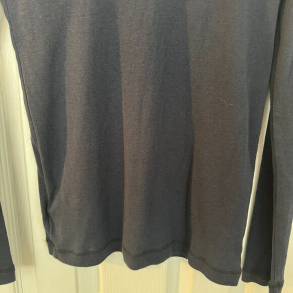 NWOT, Gap The Bowery Long Sleeve Crewneck T-Shirt, Navy Blue, Size M - Picture 13 of 15